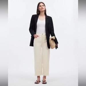 Madewell The Perfect Vintage Wide-Leg Crop Jean 25